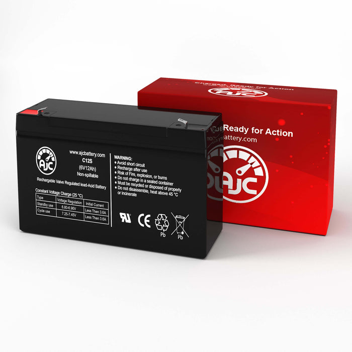 AJC Battery Compatible with Holophane M22 6V 12Ah Emergency Light Battery