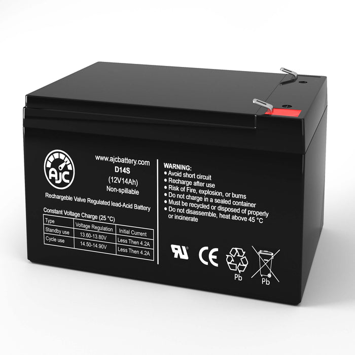 AJC Battery Compatible with APC BK650MI 12V 12Ah UPS Battery