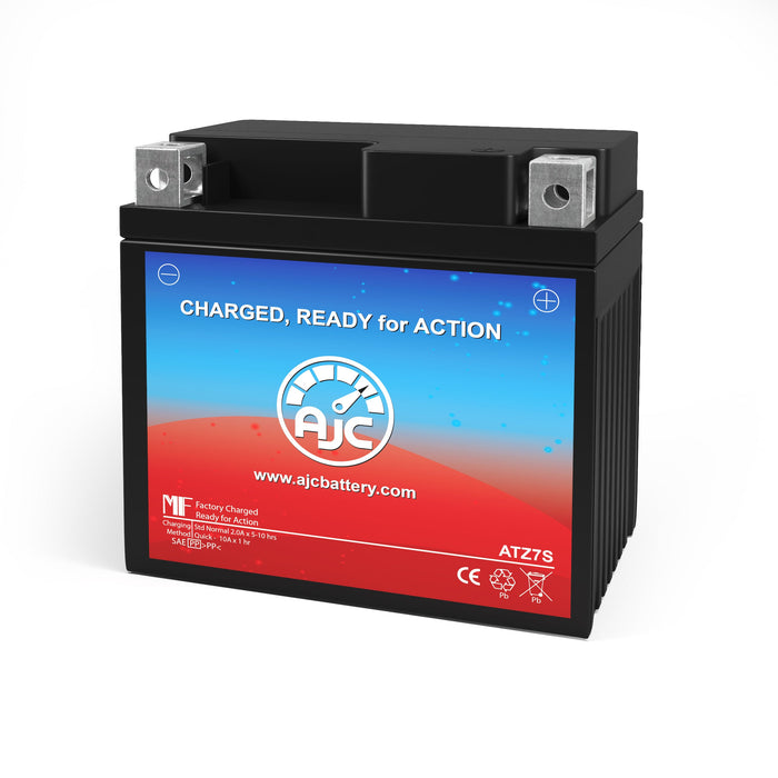 AJC Battery Compatible with DRR DRX2 50CC ATV Battery (2010)