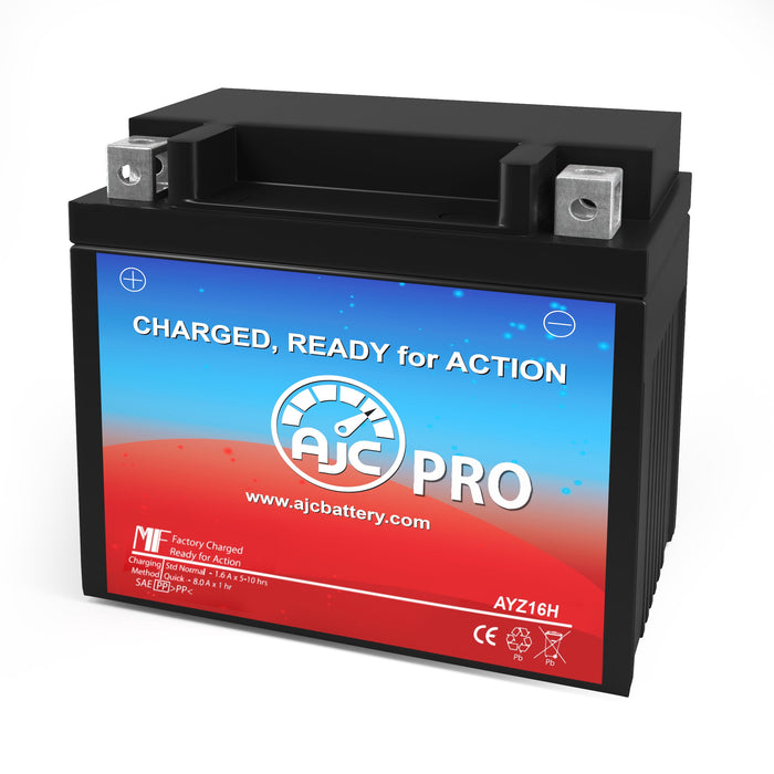 AJC Battery Compatible with Aprilia SL 750 Shiver 750CC Motorcycle Battery (2008-2009)