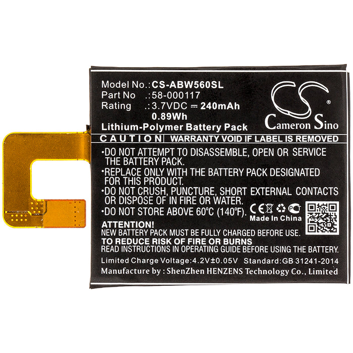Amazon Kindle Oasis,KO1,223337,SW56RW,Oasis 1,Oasis 2,Oasis 3 eReader Replacement Battery
