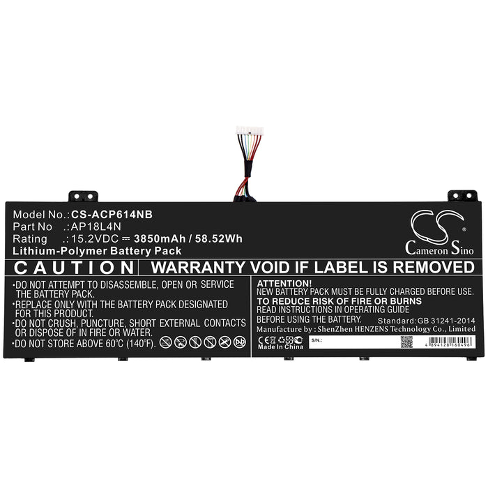 Acer TravelMate P614,TMP614-51-50AA,TMP614-51T-75AZ,TMP614-51G-78QW,TravelMate P614-51T-55UU,TMP614-51T-52WS,T Laptop and Notebook Replacement Battery