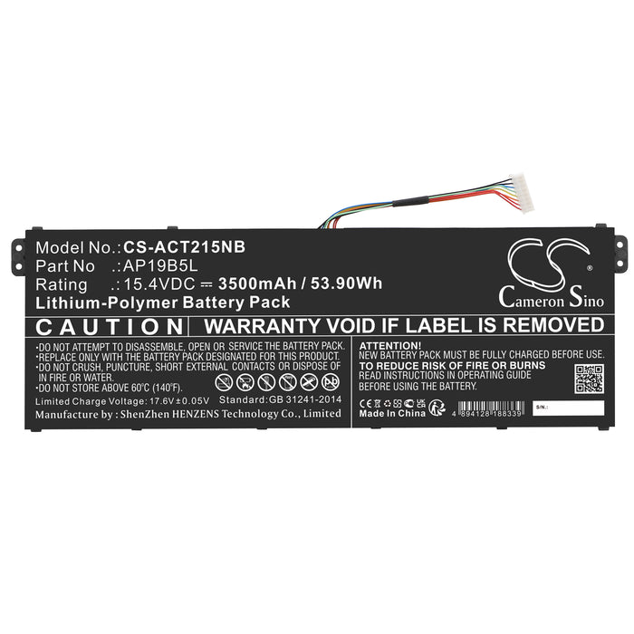 Acer TravelMate P2 TMP215-41-R74Q Enduro Urban N3 EUN314-51W-56W0 Swift 3 SF314-512-50F6 Enduro Urban N3 EUN31 Laptop and Notebook Replacement Battery