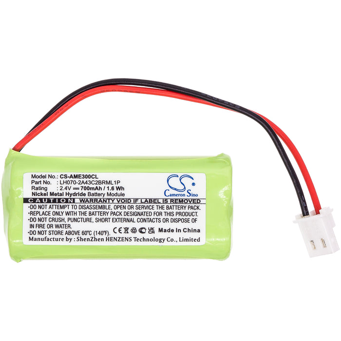 American E30021CL E30022CL E30023CL E30025CL LH070-2A43C2BRML1P Cordless Phone Replacement Battery
