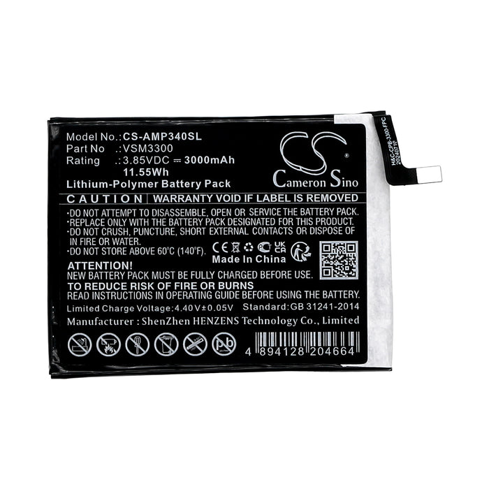 Cricket Maestro Plus V340U Motivate V341U Fusion Z Mobile Phone Replacement Battery