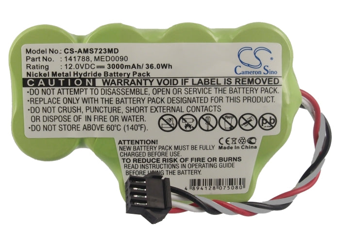 Alaris Medicalsystems 7000 7000 Infusion Pump 7100 7100 Infusion Pump 7100e 7101 7130 7130 Signature Gold Infusion P 7130B Medical Replacement Battery
