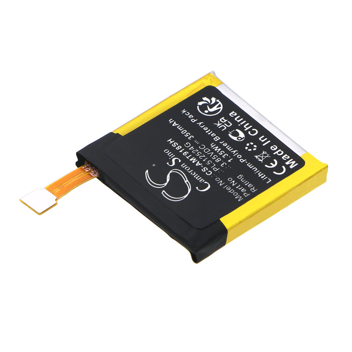 Amano A1918 A1808 T-rex Verge Lite A1801 Smart Watch Replacement Battery
