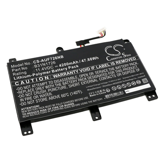 Asus TUF Gaming A17 FA706II-H7004T TUF554GE-E4539 TUF Gaming A17 FA706IU-H7017R TUF Gaming A17 FA706II-H7085 T Laptop and Notebook Replacement Battery