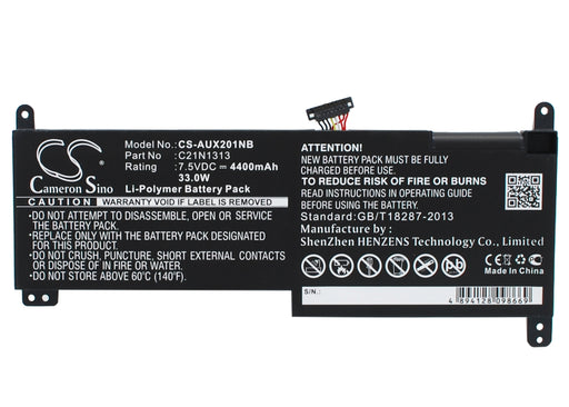 Asus Transformer Book Trio TX201,Transformer Book Trio TX201LA Laptop and Notebook Replacement Battery