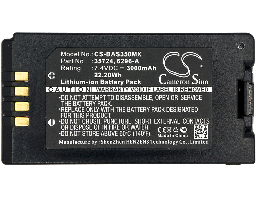 Baxter Healthcare 35083 35162 35700 35724 55075-2 Sigma Spectrum Infusion Pumps 3000mAh Medical Replacement Battery