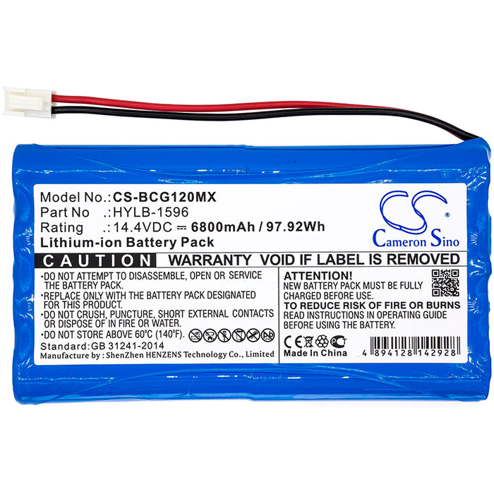 Biocare IE12 IE12A 6800mAh Medical Replacement Battery