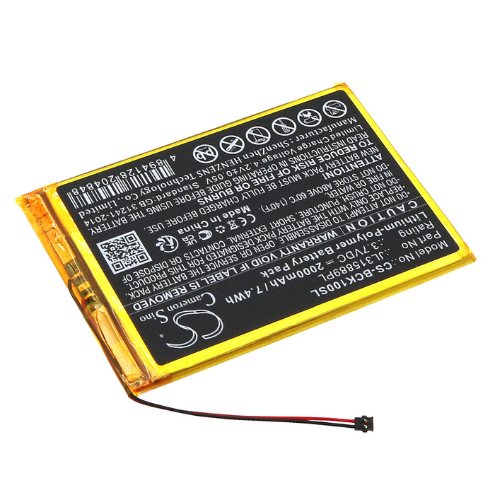 Black & Decker CYBFT1F-BK Cybook Muse HD eReader Replacement Battery
