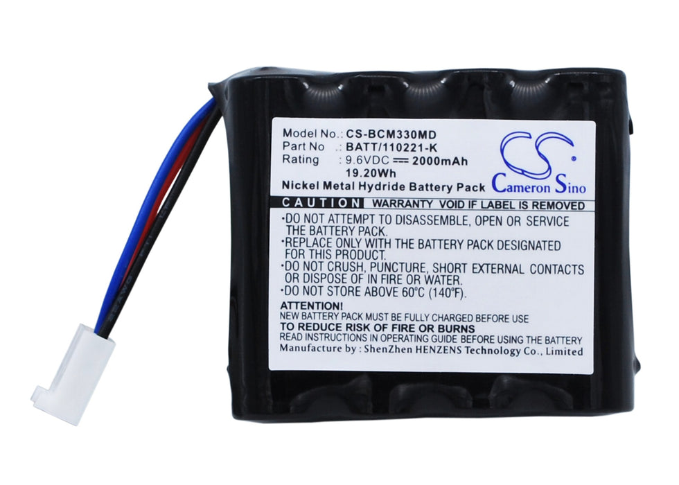 BCI 20600A1 8200 Capnocheck CO2 Mo 3303 Hand Held Pulse Oximete 3303 Hand Held Pulse Oximeter Capnocheck 3303 Capnocheck 8 Medical Replacement Battery