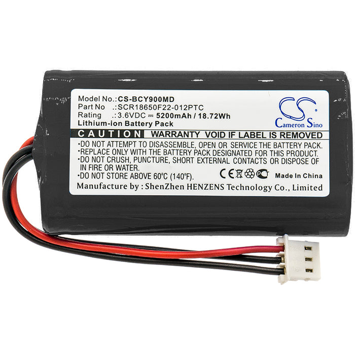 Bionet Oximete OXY9 Wave 5200mAh Medical Replacement Battery