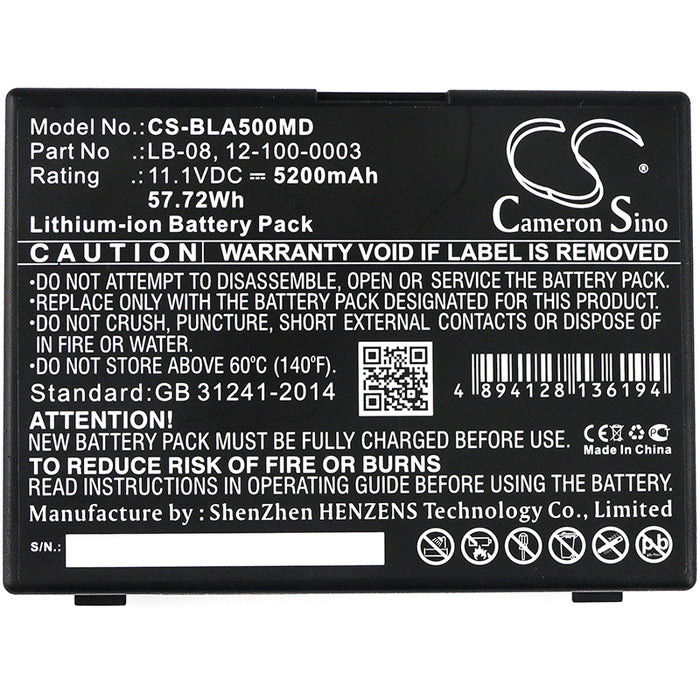Biolight A5 A6 A8 Q3 V6 Medical Replacement Battery