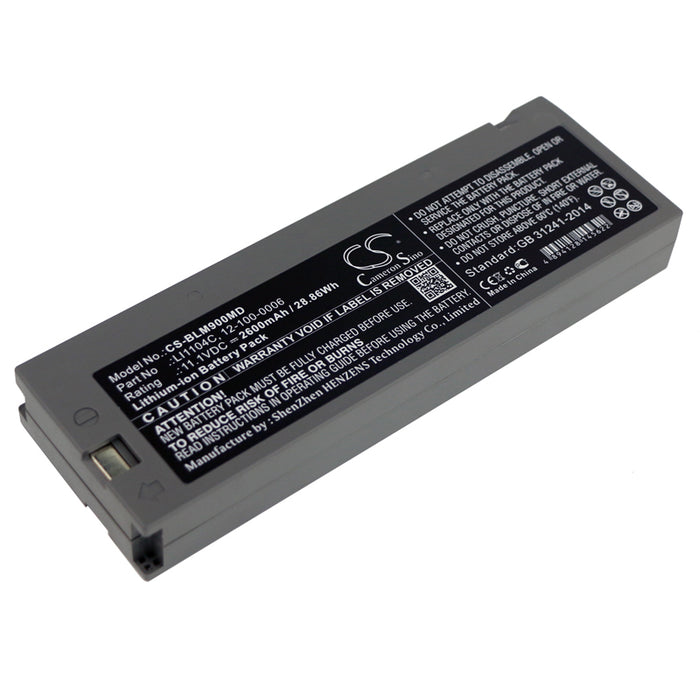 Biolight M66 M8000 M9000 M9000A M9500 Moniteur M8000 Moniteur M8000A Moniteur M9000 Moniteur M9000A Moniteur M9500 2600mAh Medical Replacement Battery