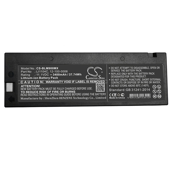 Biolight M66 M8000 M9000 M9000A M9500 Moniteur M8000 Moniteur M8000A Moniteur M9000 Moniteur M9000A Moniteur M9500 3400mAh Medical Replacement Battery