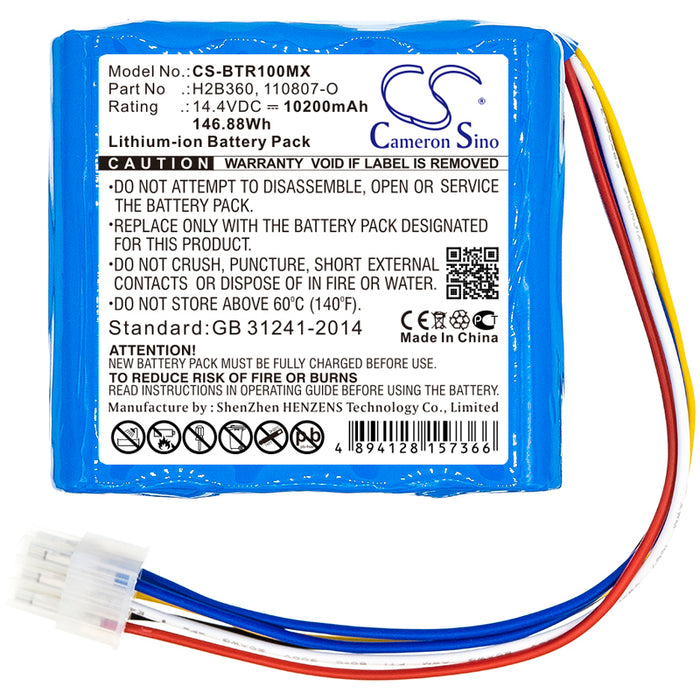 SLE SLE6000 intensive care ventilator 10200mAh Medical Replacement Battery