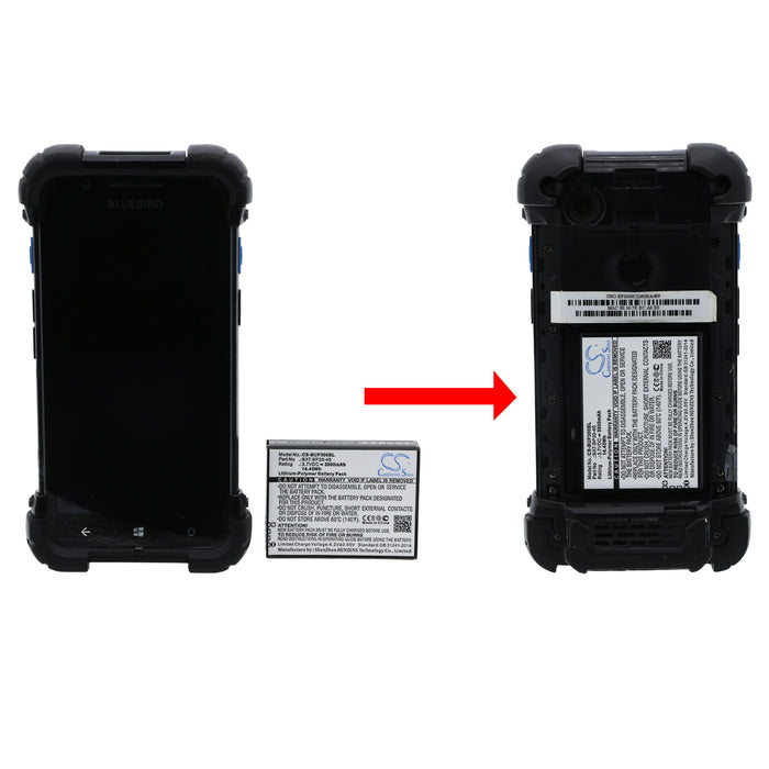 BlueBird BP30 Barcode Replacement Battery