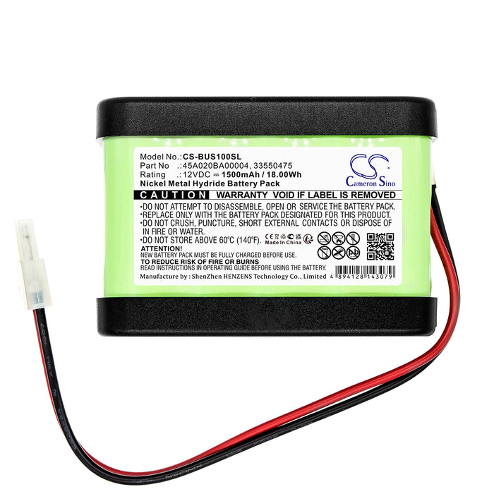 Ditec Entrematic EMSL,DAB105,DAS107,DAS107 Plus Door Lock Replacement Battery