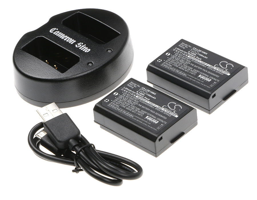 Canon EOS 1100D EOS KISS X50 EOS REBEL T3 EOS 1200D EOS REBEL T5 Cosmetic Mirror Replacement Battery