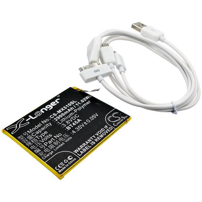 Meizu Pro 5 Pro 5 Dual SIM MX5 Pro NIUX M576 M576U Cosmetic Mirror Replacement Battery