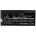 Medical Industries infinity vista WP1250 infinity vista EPP130 Medical Replacement Battery