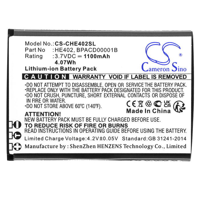AT&T Cingular Flex Flex 4G LTE Flip ATTEA211101 Mobile Phone Replacement Battery