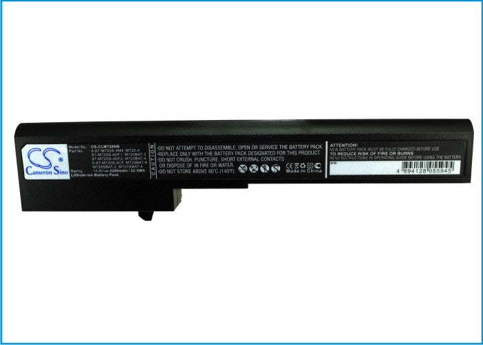 Clevo M72 M72X M72XR M72XS M72XSR M72XT M73X M73XSR M73XT MobiNote M72 MobiNote M720 MobiNote M720R Mo 2200mAh Laptop and Notebook Replacement Battery