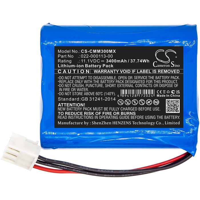 COMEN CM300 3400mAh Medical Replacement Battery