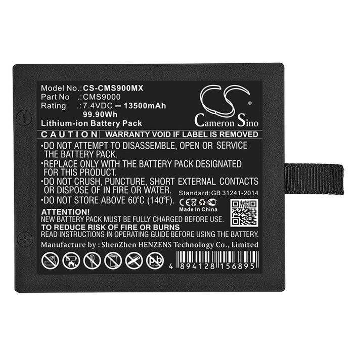 Contec CMS7000 CMS7000 Patient Monitor CMS7000 Portable Vital Signs I CMS8000 CMS8000 Patient Monitor CMS9000 CMS 13500mAh Medical Replacement Battery