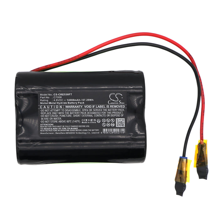 Panasonic HSE5 SEB5.3 SEB5.4 W270.2 W270.3 4 LED W270.3 7 LED W276 S53LN Flashlight Replacement Battery