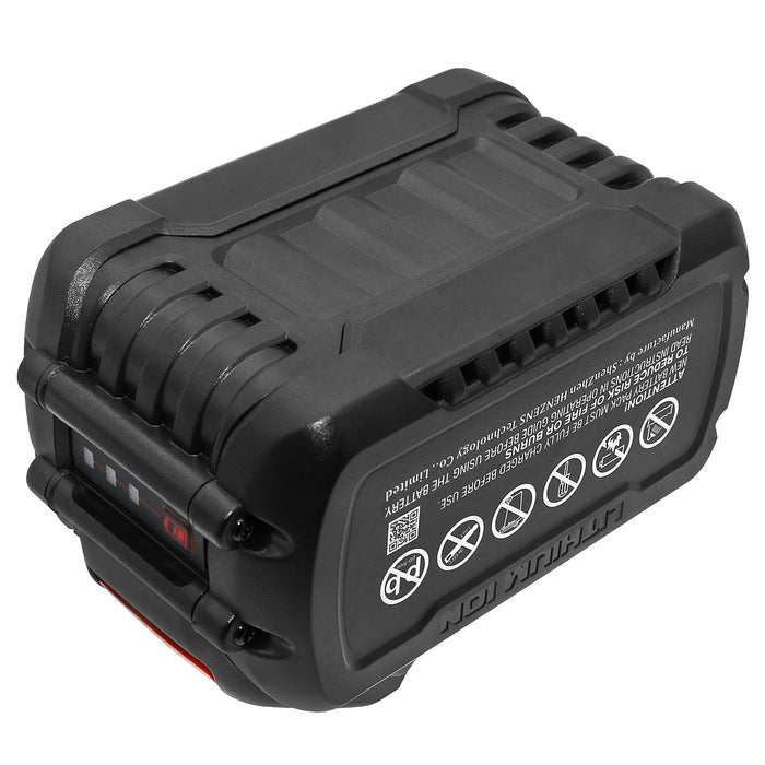 DeWalt 20V MAX 60V MAX 120V MAX DCB184 DCB184-XJ DCB184-XR DCD740 DCD740B DCD780 DCD780B DCD780C2 DCD780L2 DCD780N DCD7 Power Tool Replacement Battery