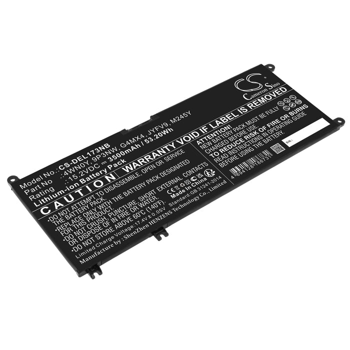 DELL Inspiron 13 7577 Inspiron 13 7779 Inspiron 13 7778 inspiron 13 7353 Laptop and Notebook Replacement Battery