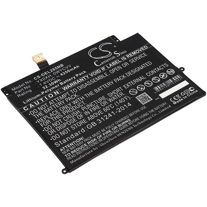 Dell Latitude 7285 Laptop and Notebook Replacement Battery