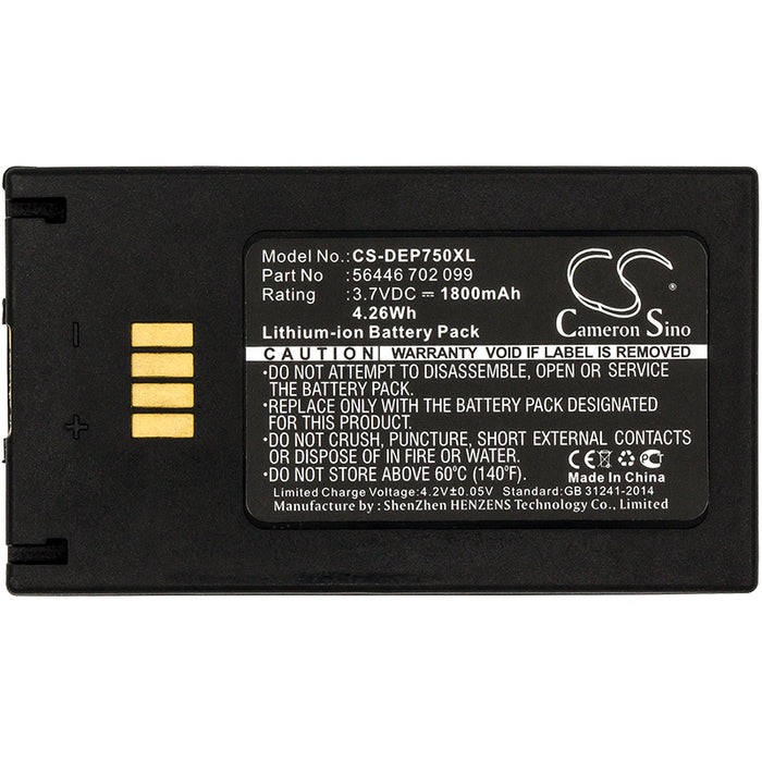 Spare 1128 UHF Reader,1153 Barcode Replacement Battery