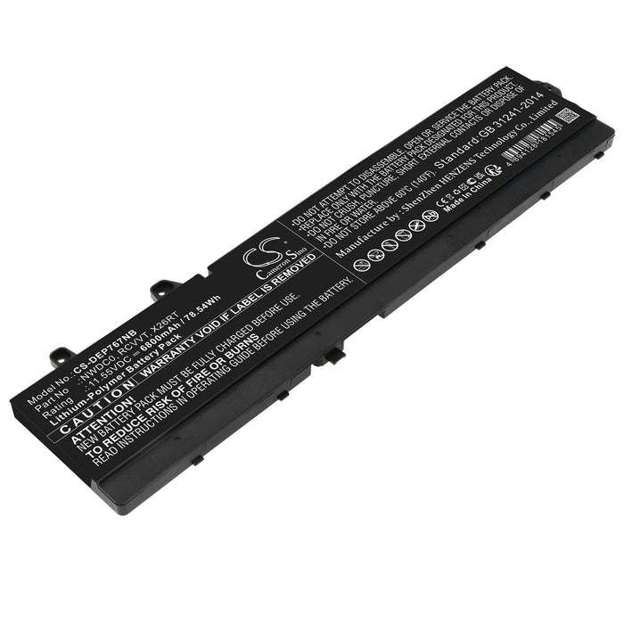 Dell Precision 7670 Laptop and Notebook Replacement Battery