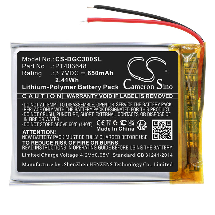 DENON AH-GC30 Headphone Replacement Battery
