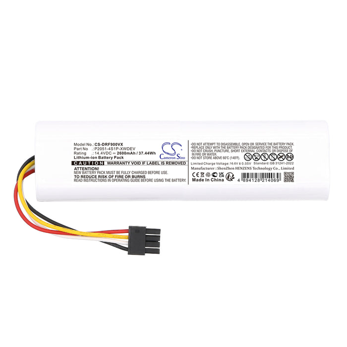 Dreame D9 Plus F9 Pro RLD11GD RLF22GA 2600mAh Vacuum Replacement Battery