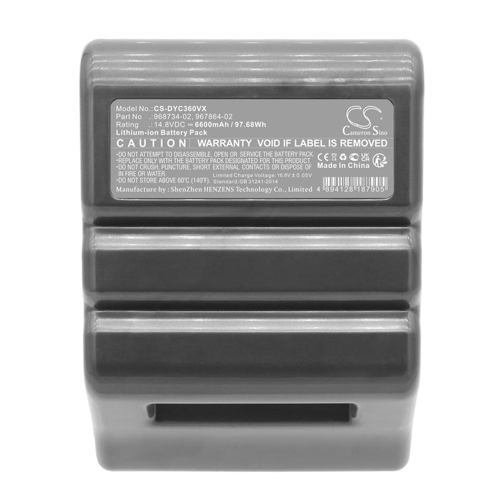 Dyson 360eye 360 Eye Robot RB01 RB01NB RB01NF. Vacuum Replacement Battery