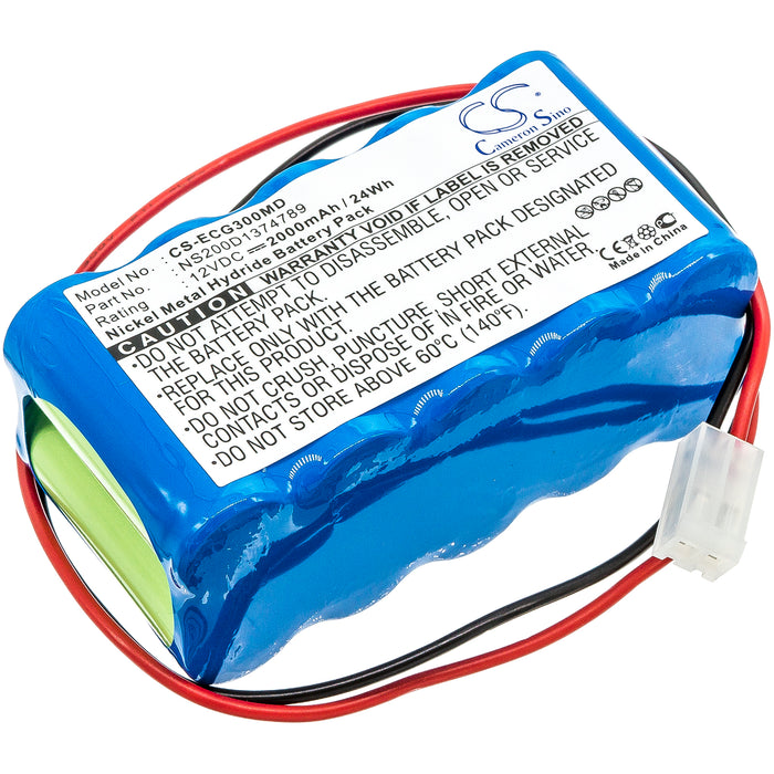 Biocare ECG-100 ECG-101 ECG-101G ECG-300 ECG-300G Medical Replacement Battery
