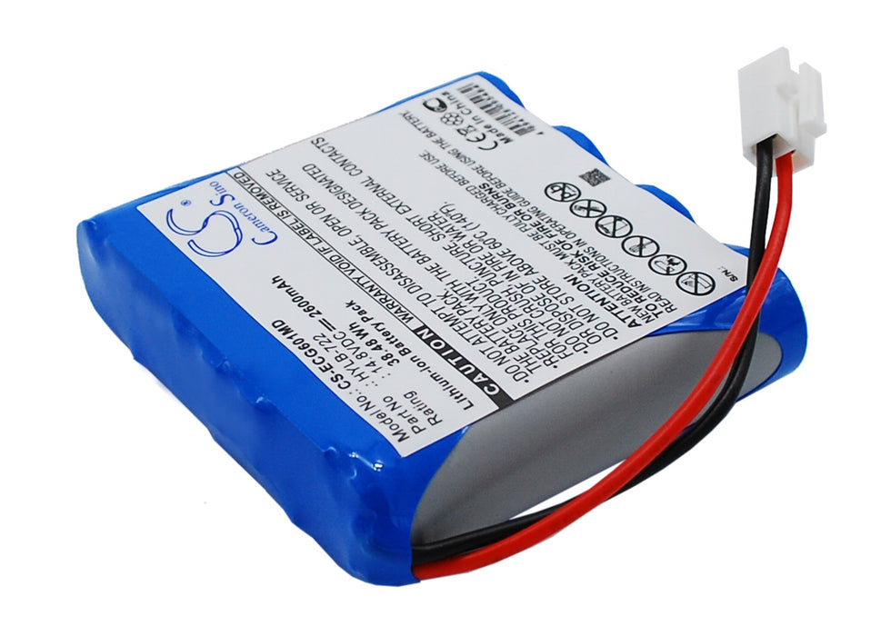 Biocare ECG-6010 ECG-6020 iE6 2600mAh Medical Replacement Battery