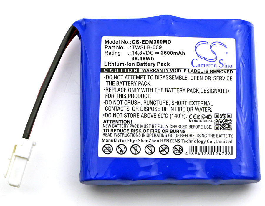 Edan M3 2600mAh Medical Replacement Battery