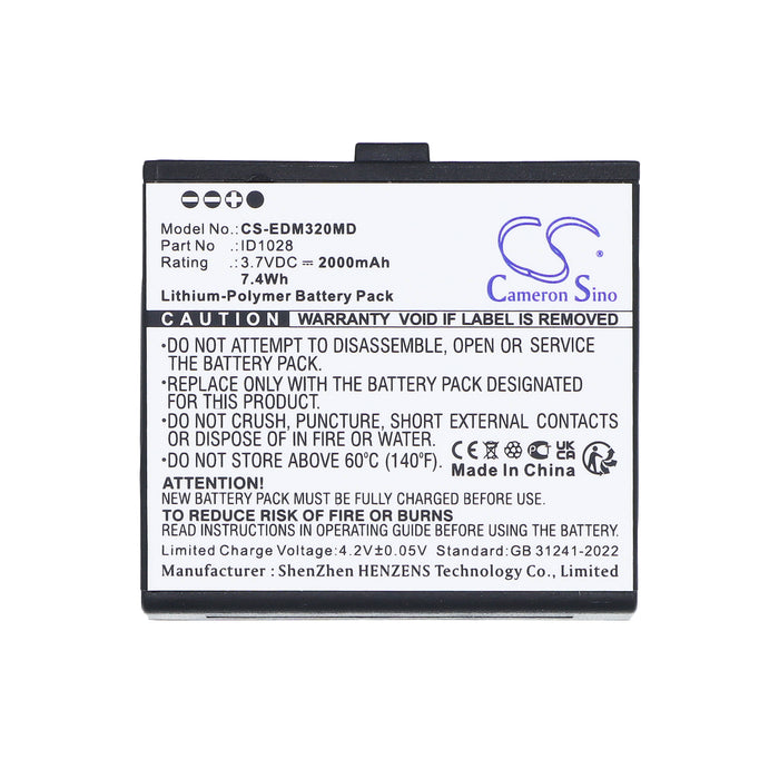Edan iM3s Monitor Medical Replacement Battery