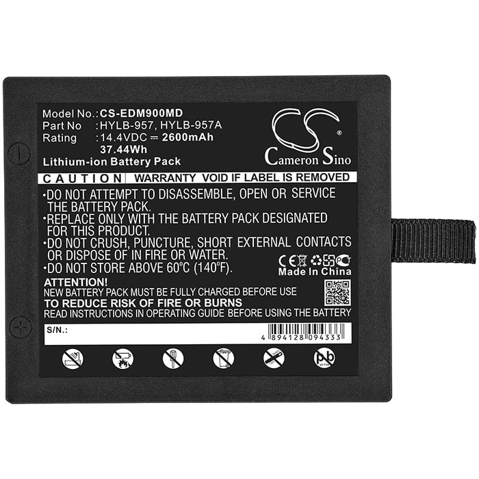 Edan M8A M9 M9B 2600mAh Medical Replacement Battery