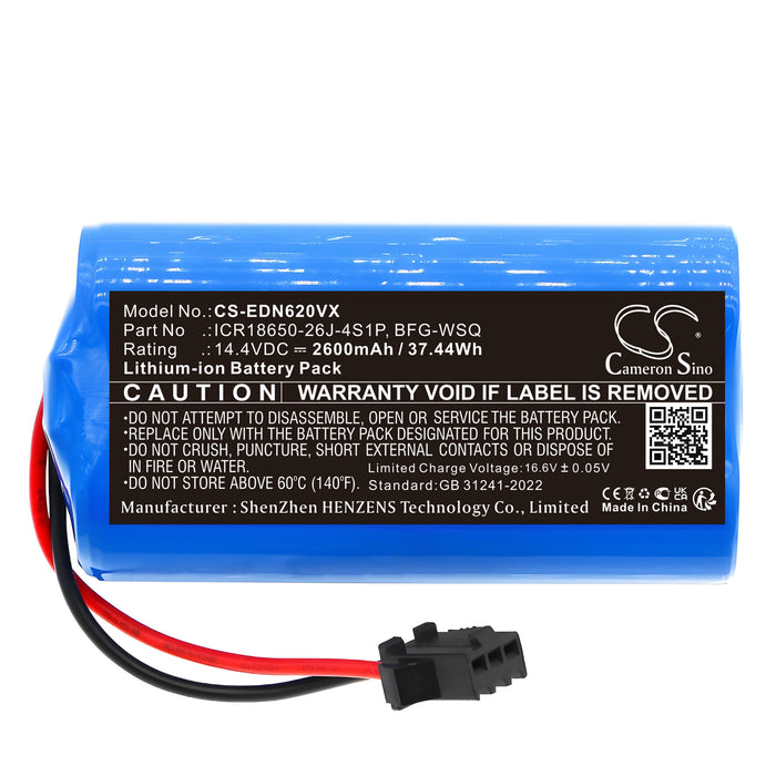 Deebot 600 601 605 710 715 Deebot 500 Deebot N79SE SH122HA 2600mAh Vacuum Replacement Battery