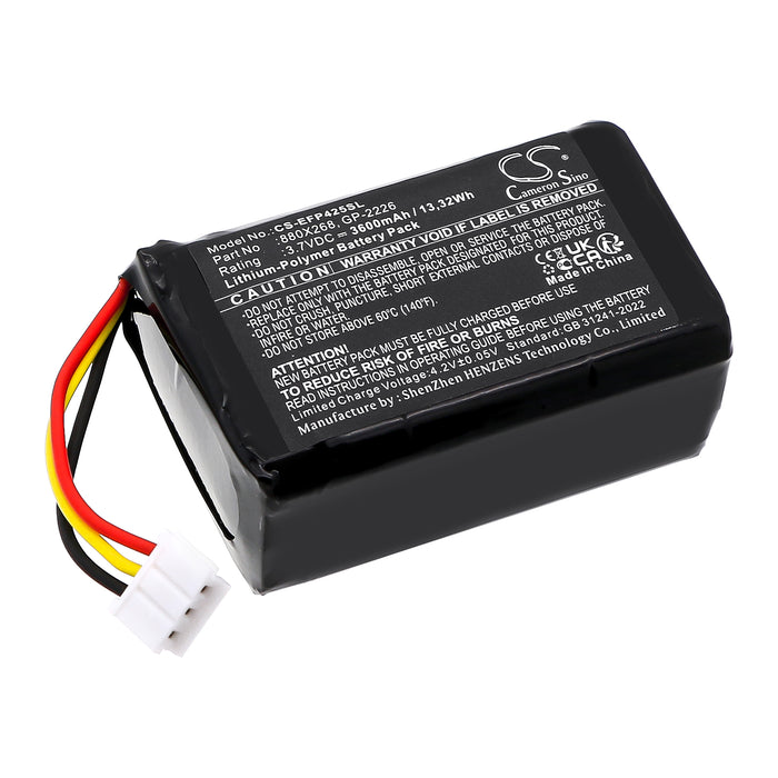 Eufy FIP-425B FIP-435B Survey Multimeter and Equipment Replacement Battery