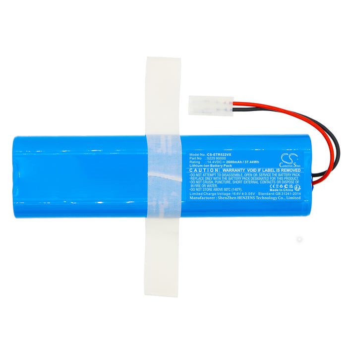 ETA 3225 Raggio Eco 5225 Raggio 360 Robot Vacuum S6 Vacuum Replacement Battery
