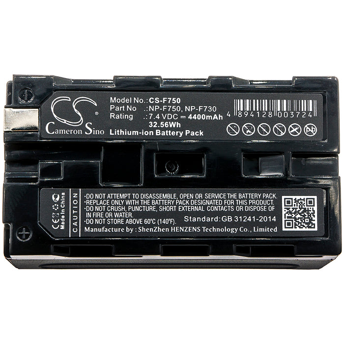 Blackmagic Design Video Assist 12G HDR monitor 4400mAh Camera Replacement Battery