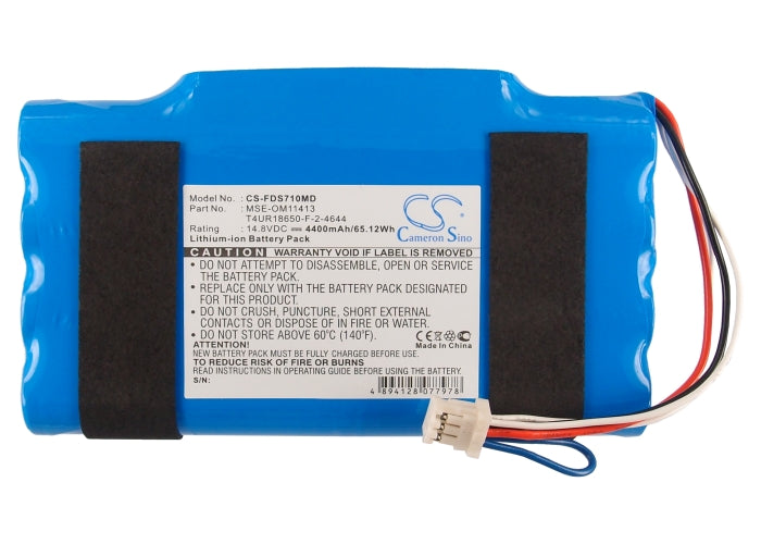 Fukuda Denshi DS 7100 Dynascope Bedsi Denshi DS7100 Denshi DS-7100 Medical Replacement Battery